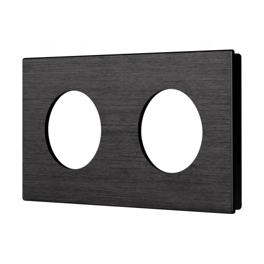 043875 Рамка алюминиевая FRM-PRESTO-ALR-2-BK (Arlight) 043875