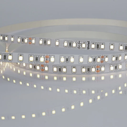ULS-2835-120LED/m-8mm-IP20-DC24V-9,6W/m-5M-4000K катушка в герметичной упаковке Светодиодная лента Uniel ULS-2835-120LED/m-8mm-IP20-DC24V-9,6W/m-5M-4000K катушка в герметичной упаковке