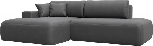 127781L Диван угловой Лига-036 НПБ Модерн левый угол Лига Диванов (Замша) арт.127781L