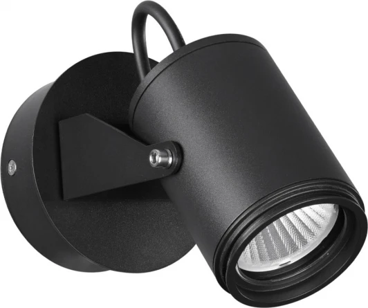 6647/10WL Уличный настенный светильник Odeon Light Stima 6647/10WL NATURE черный/металл IP54 LED 10W 4000K AC85-265V (220V, круглые)