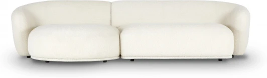 851165 Диван Fabro ОГОГО (арт.851165), (Ткань,Букле/Белый)