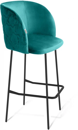 4044937601 Стул барный SHT-ST33-1/S29 альпийский бирюзовый/черный муар Sheffilton 4044937601