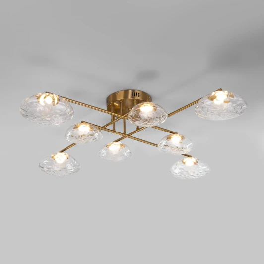 50389 LED латунь Потолочная люстра Eurosvet Ripple 50389 LED латунь (220V)