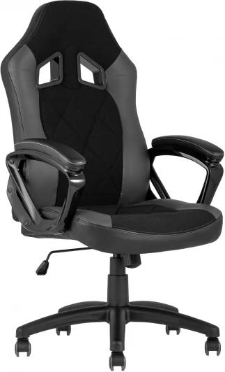 УТ000004567 Кресло игровое серое Stool Group УТ000004567