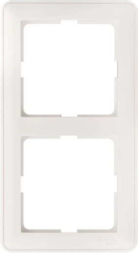 KD-2-18 Рамка на 2 поста (белый) Systeme Electric W59 KD-2-18