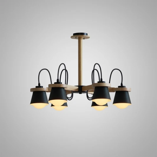 NATURA-B01 Люстра на штанге потолочная Natura B6 Black ImperiumLoft Natura-B01 (178084-26) (220V)