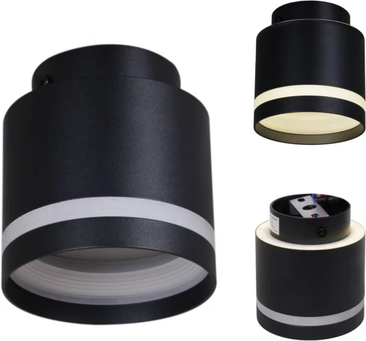 53001-9.5-001IL GX53+LED3W BK Точечный светильник Reluce 53001-9.5-001IL GX53+LED3W BK (220V)