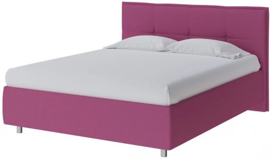 1909284 PROxSON Кровать Lino без основания (Ткань: Рогожка Savana Berry (фиолетовый)) 140x190