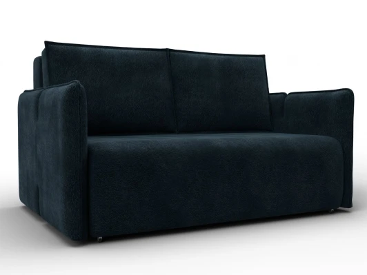 137018 Диван прямой Лига-117 (ЛДСП,Брус,Фанера,Велюр/Графит) Лига Диванов 137018