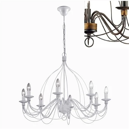 CORTE SP8 RUGGINE Подвесная люстра Ideal Lux Corte SP8 RUGGINE