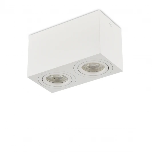 DL18613SQ2W Накладной светодиодный светильник GU10 белый без лампы Donolux Basis DL18613SQ2W