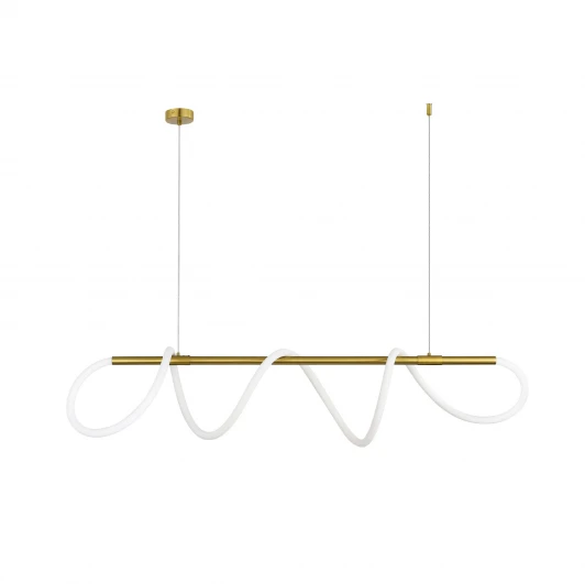 DLSP18900W1260Brass Подвесной светильник Donolux Tuba DLSP18900W1260Brass 70Вт неон D25xL3600мм 3000К, IP20, цвет арматуры латунь