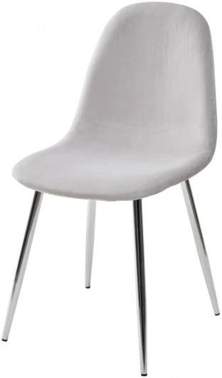 XS2441UF91002CHR Обеденный стул M-City PESCARA UF910-02 LIGHT GREY, велюр