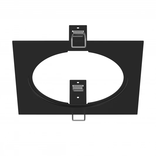 217817 Рамка для одного встраиваемого светильника Lightstar Intero, квадрат, черный