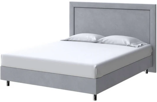 2025162 PROxSON Кровать London Boxspring Standart (Ткань: Велюр Monopoly Ниагара (960)) 90x200