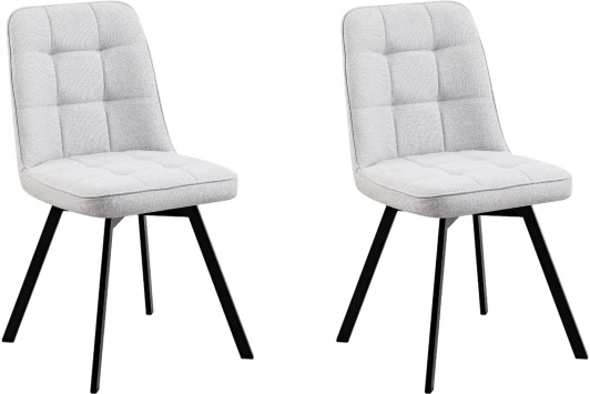 УТ000040607 Стул Stool Group Pleid вращающийся серый 2 шт. арт.УТ000040607