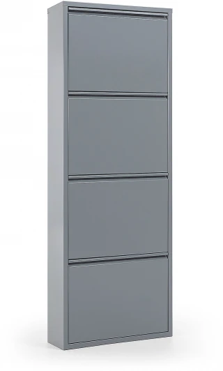 067559 Ящик для обуви La Forma (ex Julia Grup) Ode (Серый/ Металл,Сталь)