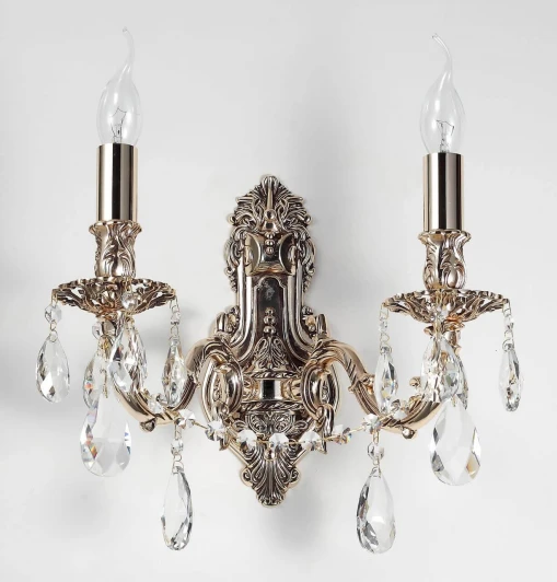 FIRENZE W141.2 coffe gold Бра Lucia Tucci Firenze W141.2 coffe gold (220V, подвески, подсвечник, свеча)