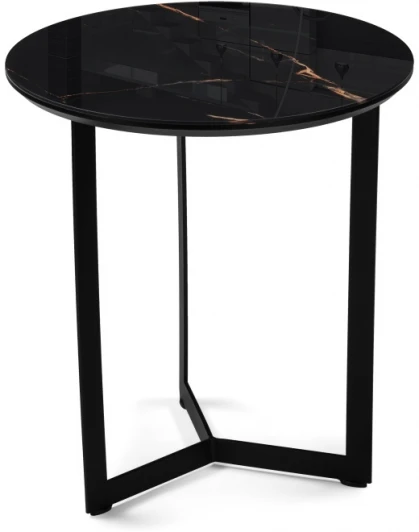 553556 Журнальный столик Woodville Роб D-450 обсидиан / черный 553556