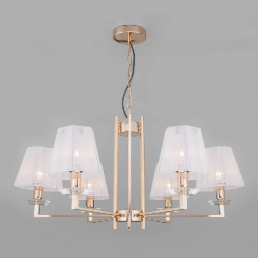 60114/6 золото Подвесная люстра Eurosvet Alegria 60114/6 золото