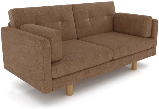 19454 Диван Arsko Ингвар М коричневый велюр