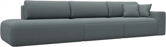 124213 Диван прямой Лига-036 НПБ Модерн Лонг подлокотник справа Лига Диванов (Рогожка) арт.124213