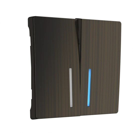 W1129112 Набор клавиш для выключателя двухклавишного с подсветкой (бронзовый) Werkel W1129112 (a051067)