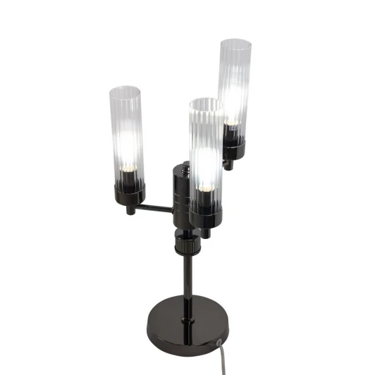 INDIGO TL3 PEARL BLACK Настольная лампа AM Group INDIGO TL3 PEARL BLACK