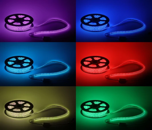 LS5050-14,4-60-220-RGB-IP67-20m Светодиодная лента 220V 20м RGB ЭРА LS5050-14,4-60-220-RGB-IP67-20m