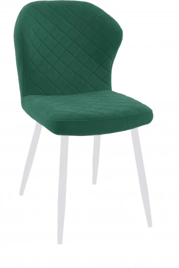 00-00063212 Стул 239М микровелюр Z39 авокадо, ножки белые Dikline 00-00063212