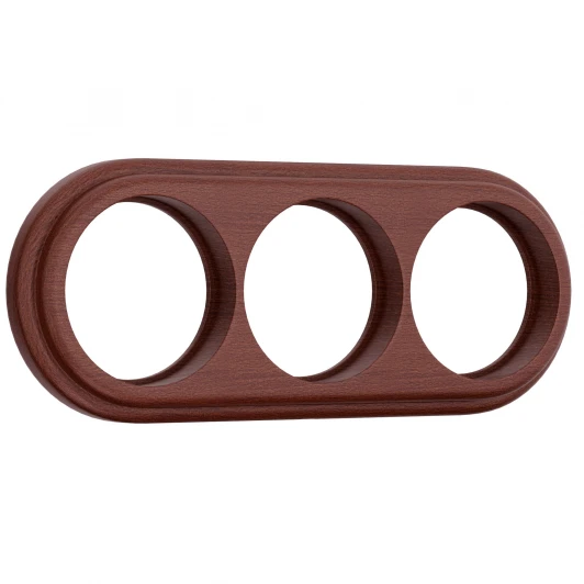 WL15-frame-03 Рамка на 3 поста (итальянский орех) WL15-frame-03 (a037247)