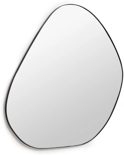 118026 Anera Зеркало в раме из черного металла 84 x 108,5 см La Forma (ex Julia Grup) арт.118026