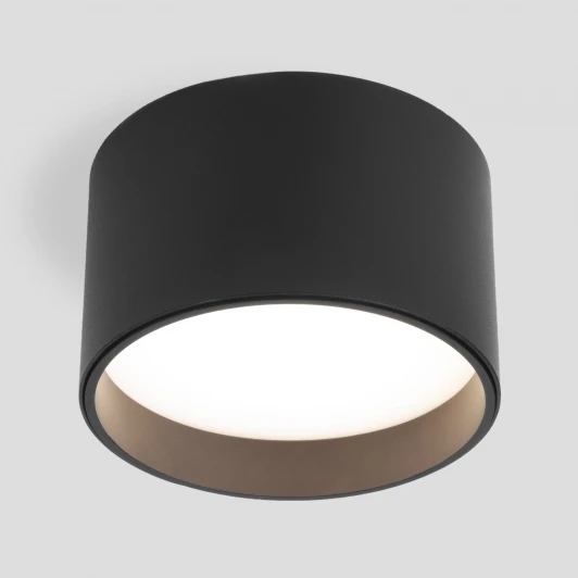 25123/LED Точечный светильник накладной светодиодный Elektrostandard Banti 25123/LED 13W 3000K черный (220V, круглые)