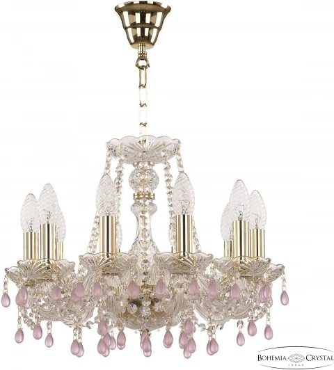 112/10/141 G V7010 Подвесная люстра Bohemia 112 112/10/141 G V7010 (220V, подвески, на цепи, подсвечник, свеча)