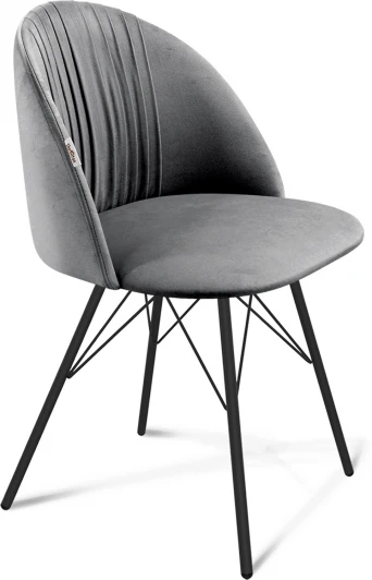 9890148504 Стул Sheffilton SHT-ST35-1/S37 угольно-серый/черный муар