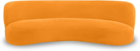 853227 Диван Patti 2400 ОГОГО (арт.853227), (Мех/Оранжевый)