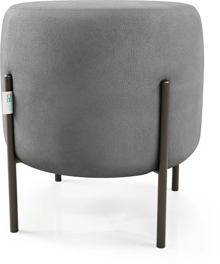 AAA41674001 Маленькая радость Пуф круглый на ножках, светло-серый D1 furniture арт.AAA41674001