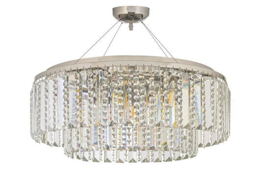 Milano E 1.5.D50.505 N Подвесная люстра Arti Lampadari Milano E 1.5.D50.505 N (220V, хрусталь, на тросе, круглые)