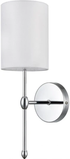 6589/1W Бра Lumion Latti 6589/1W хром/белый, металл/текстиль E14 1*40W 220V (круглые)