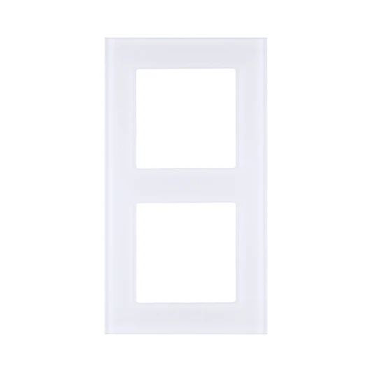 AS2WH Рамка 2-постовая стекло белый Kollinger Asthetik AS2WH