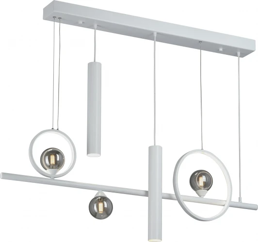 V3095-0/5S Подвесной светильник светодиодный Vitaluce V3095-0/5S (220V, на тросе, шар, кольцо)