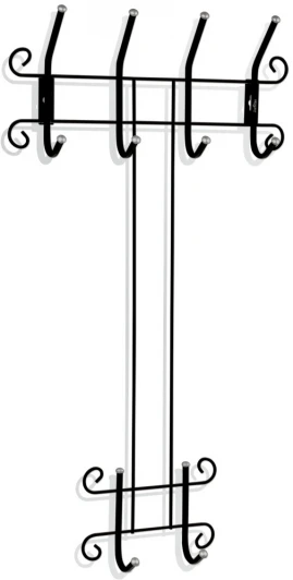 7239853201 Вешалка Грация 780 черный/серый Sheffilton 7239853201