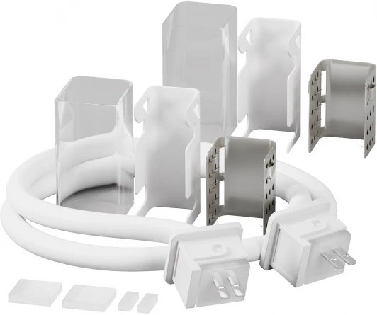 432013 Двусторонний коннектор питания с проводом (30 см) для гибкого неона 17x12 мм Maytoni 432013