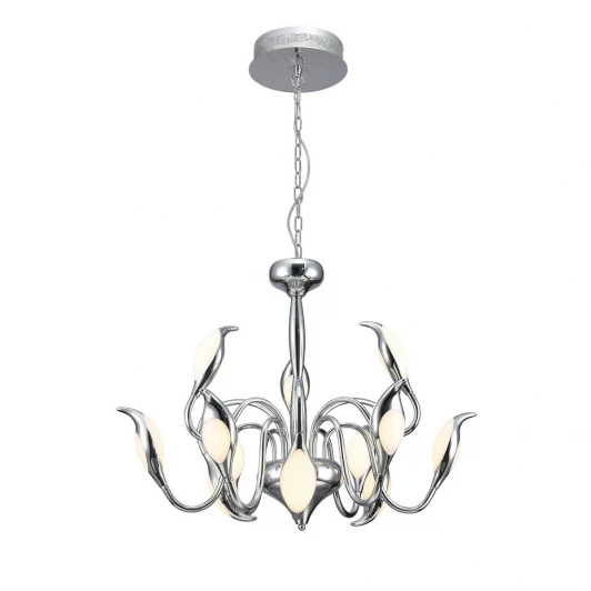 295/12-LEDChrome Подвесная люстра IDLamp Oktopia 295/12-LEDChrome