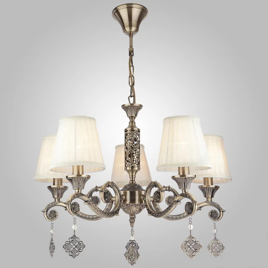 60042/5 античная бронза Подвесная люстра Eurosvet Marcella 60042/5 античная бронза