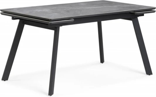 612198 Кухонный стол Норман Notta (Металл,Керамика/Серый,Черный) арт.612198