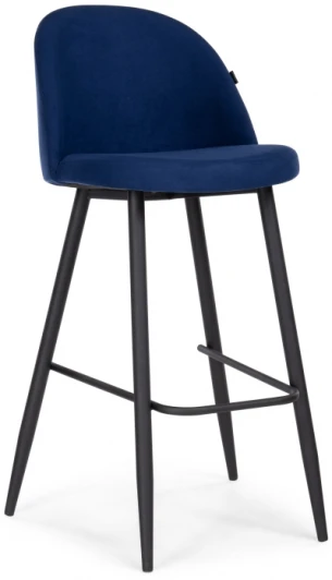 464886 Барный стул Сондре темно-синий / черный 464886 Woodville