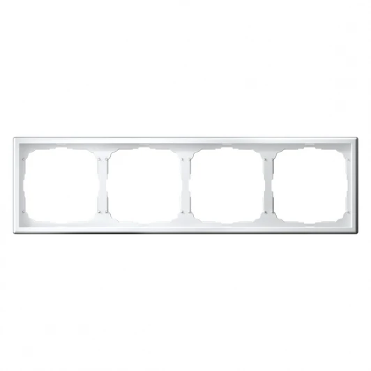 GAL000104 Рамка на 4 поста (белый) Systeme Electric GAL000104