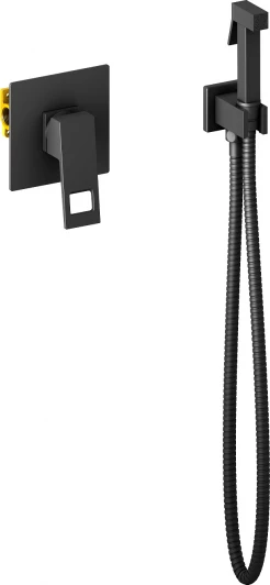 7189/03SM Гигиенический душ Timo Briana 7189/03SM со смесителем, С ВНУТРЕННЕЙ ЧАСТЬЮ, черный