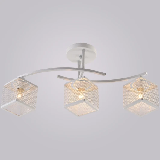 01587-0.3-03 WH+CR Потолочная люстра на штанге Reluce 01587-0.3-03 WH+CR (220V)